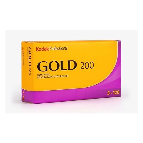 Kodak Professional Gold 200 120 Roll Colour Print Film (5 Pack)