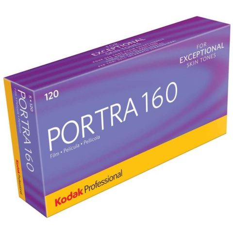 Kodak Professional Portra 160 120 Roll Film (5 Pack) - Dated 07/24