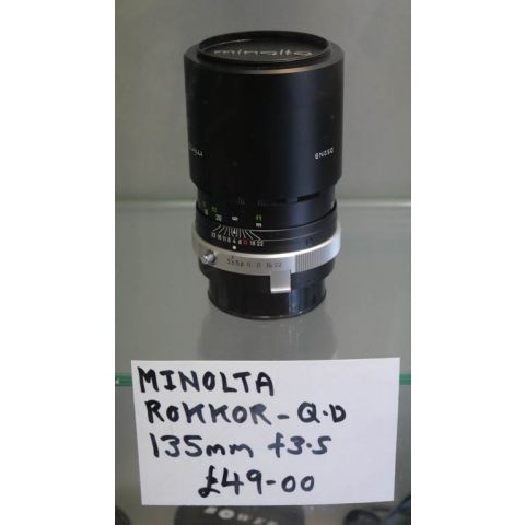 MINOLTA ROKKOR-QD 135mm f3.5